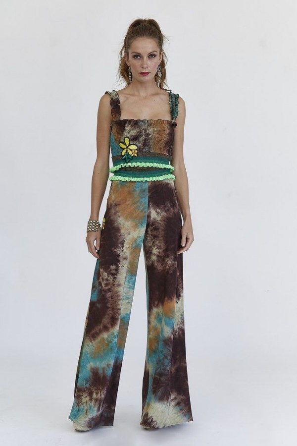 PANTALÓN VERDE DEGRADADO