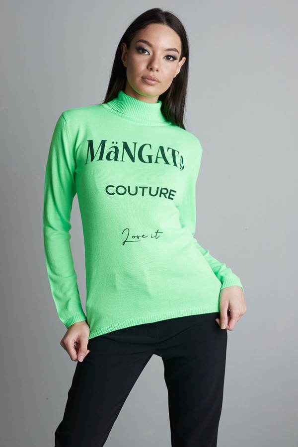 Jersey cremallera Verde