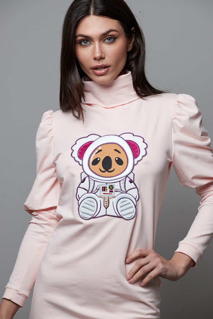 Sudadera manga online abullonada