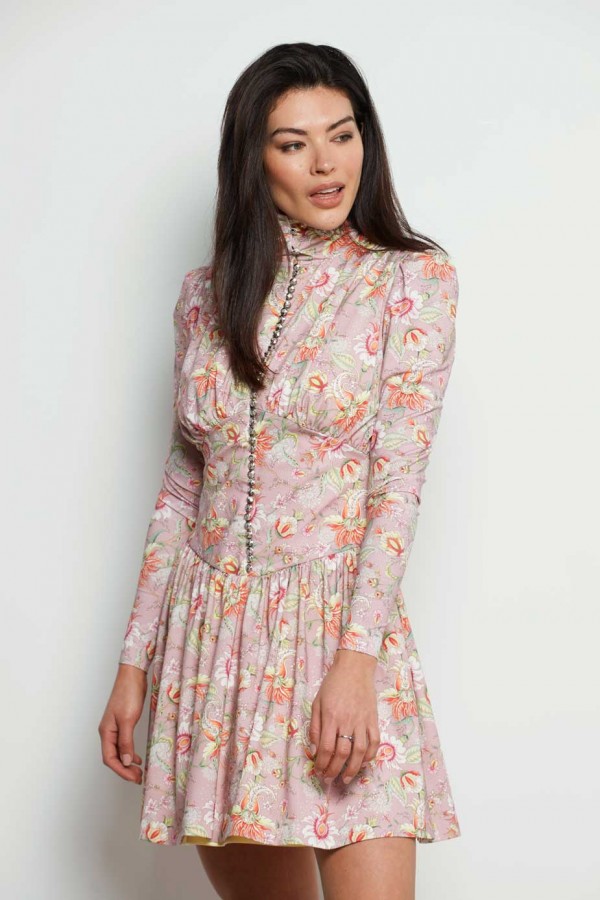 VESTIDO CORTO FAJÍN LICRA...