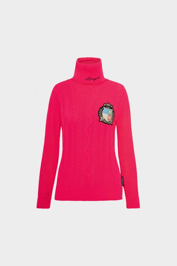 JERSEY CUELLO ALTO TRENZAS...