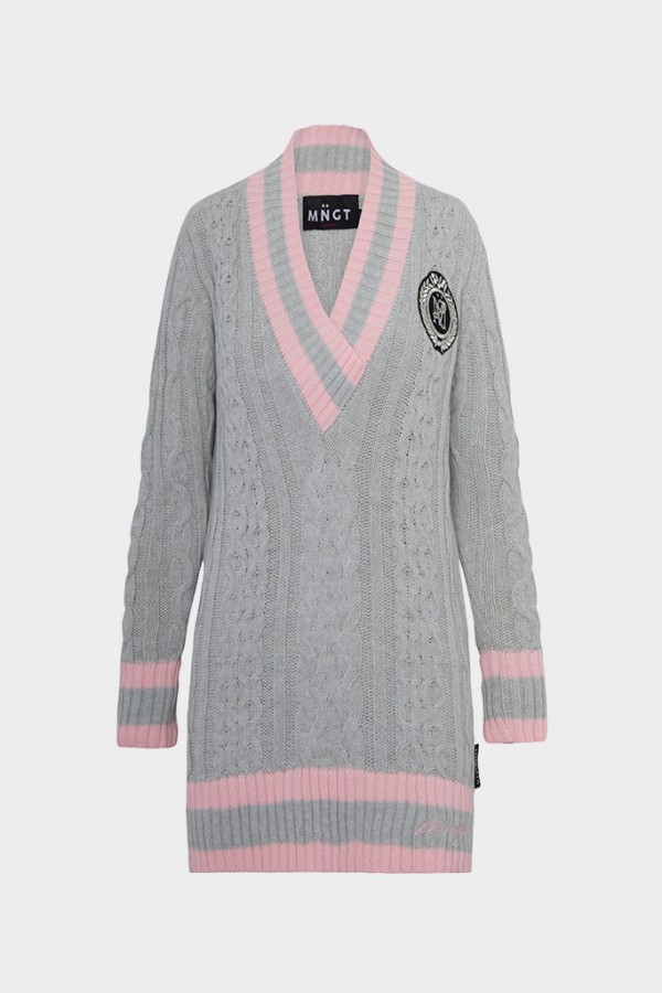 JERSEY CUELLO PICO GRIS...