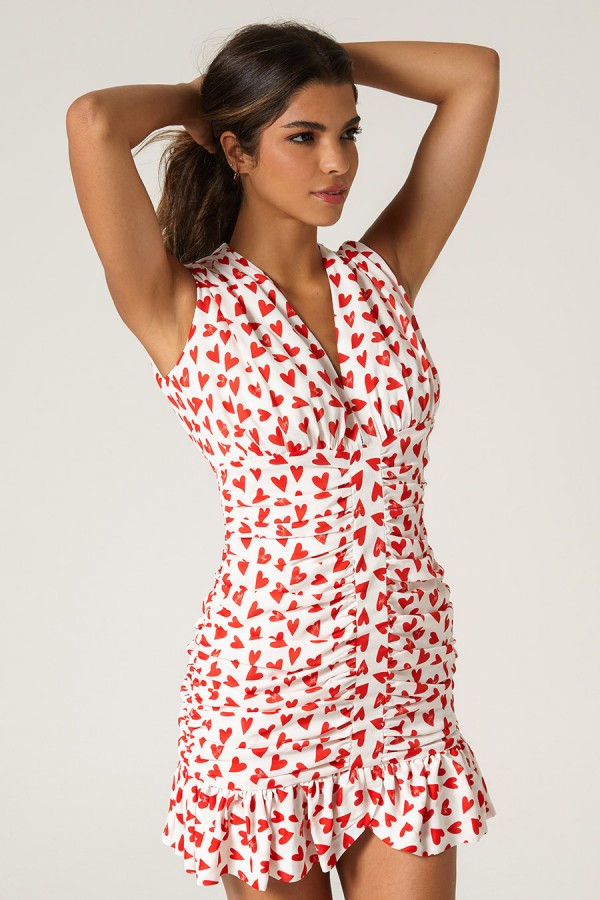 VESTIDO CORTO ESCOTE V...