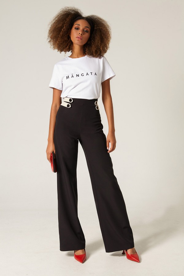 PANTALÓN NEGRO TRABILLAS...